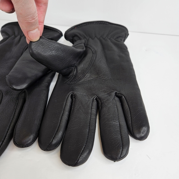 Windriver Faux Leather Gloves Thinsulate Winter Cozy Black Men's Size M - Picture 10 of 16
